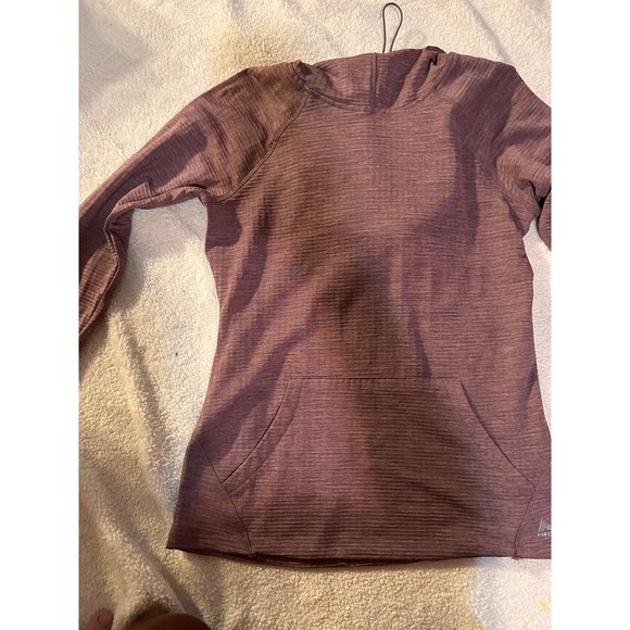 RBX Active Pullover Hoodie Women's M Brown Polyester Kangaroo Pocket Long Sleeve - Picture 4 of 8